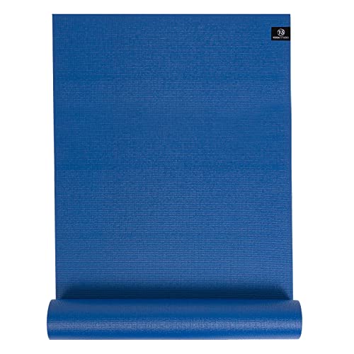 Yoga Studio Unisex-Yogastudio/Matte, 6 mm, klebrig, 183 cm x 61 cm, 6 mm, reißfest, mit rutschfester Unterseite, Blau, regulär von Yoga Studio