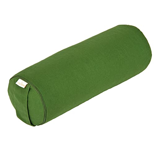 Yogabox Yoga MINI BOLSTER/Nackenrolle BASIC, Olivgrün von Yogabox