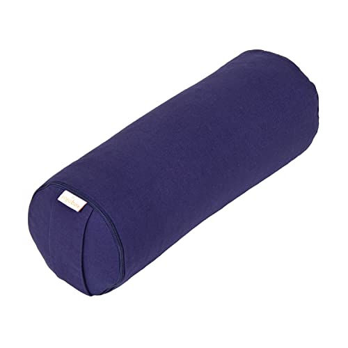 Yogabox Yoga Mini Bolster/Nackenrolle Basic, dunkelblau von Yogabox