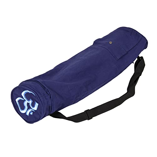 Yogabox Yogatasche OM Baumwolle 60,dunkelblau von Yogabox