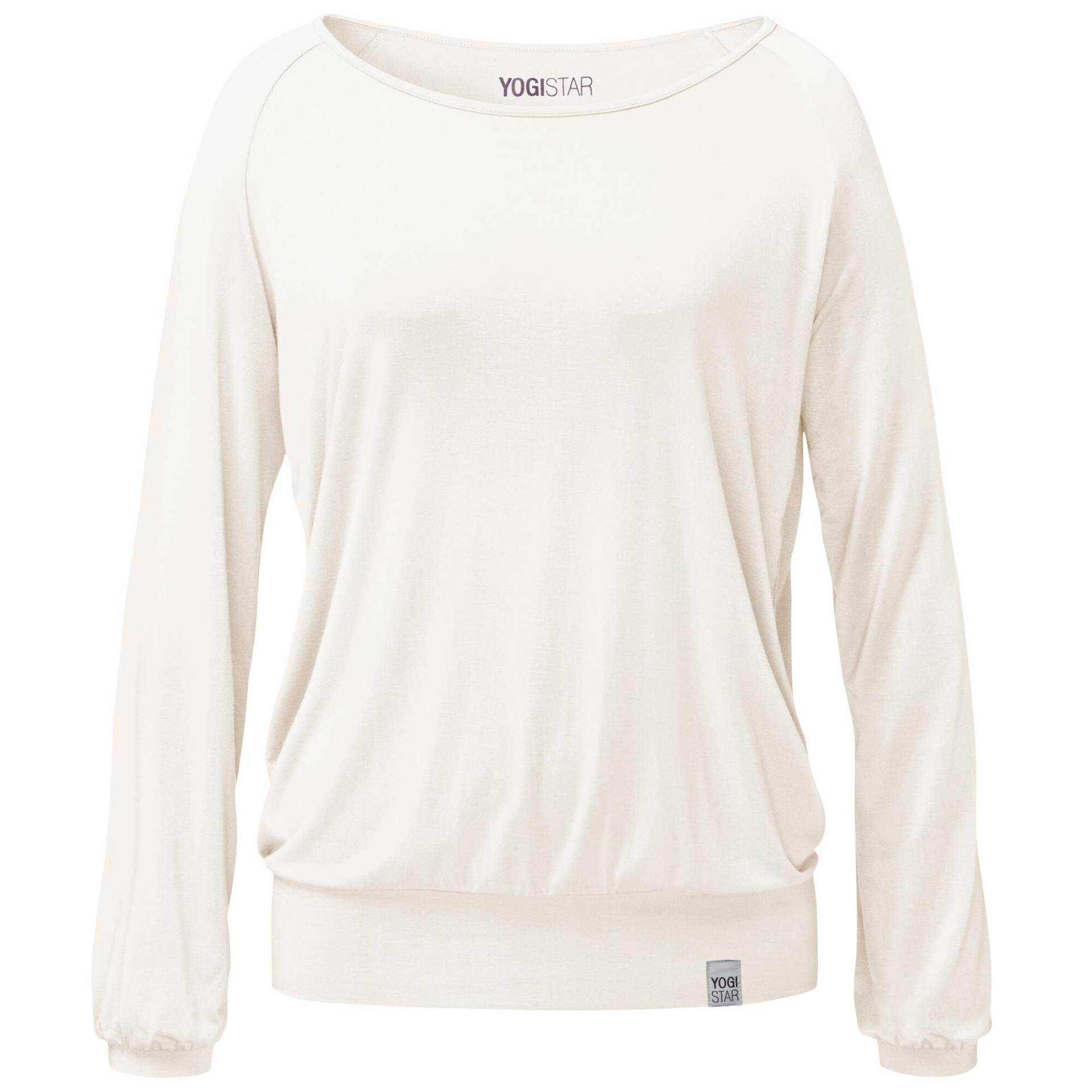 Yoga Longsleeve Ala Yoga Damen Weiß Stretchig YOGISTAR von Yogistar