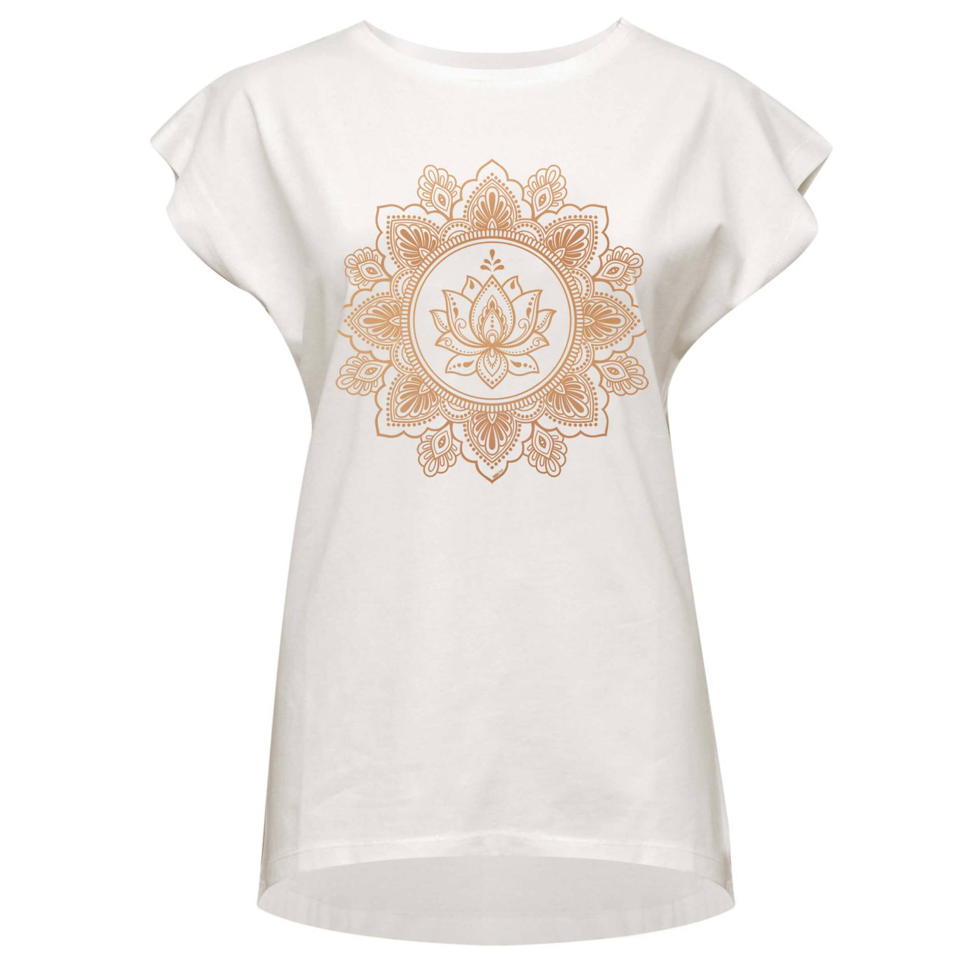 Yoga T-Shirt Batwing Lotus Yoga Damen Weiß YOGISTAR von Yogistar