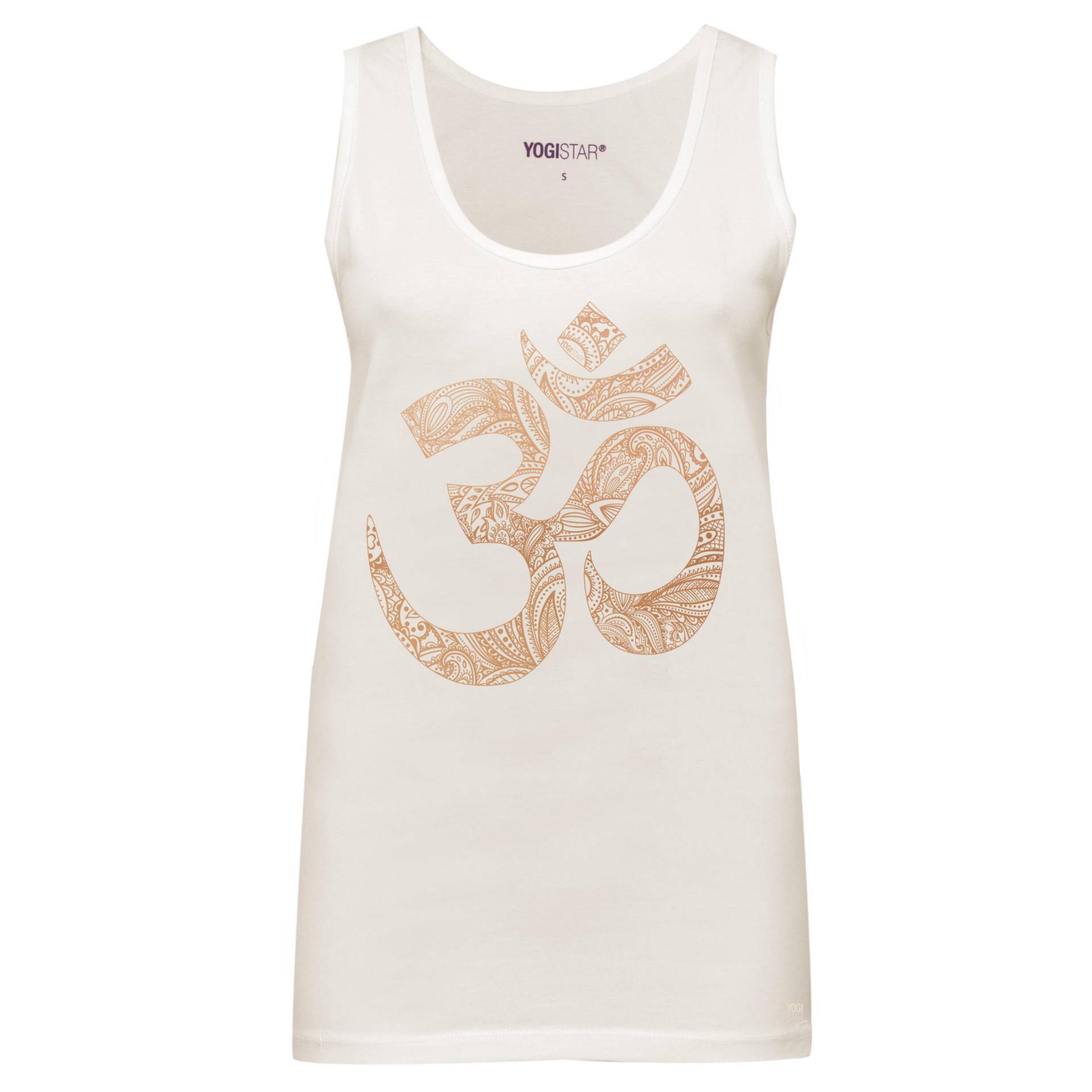 Yoga Tank Top Om Yoga Damen Weiß YOGISTAR von Yogistar