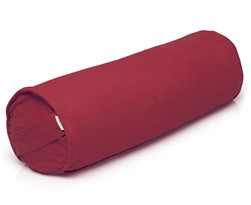 Yogistar Yoga-Bolster Yin - Basic - Rund Bordeaux Yogistar Yoga-Bolster Yin - Basic - Rund Bordeaux von Yogistar