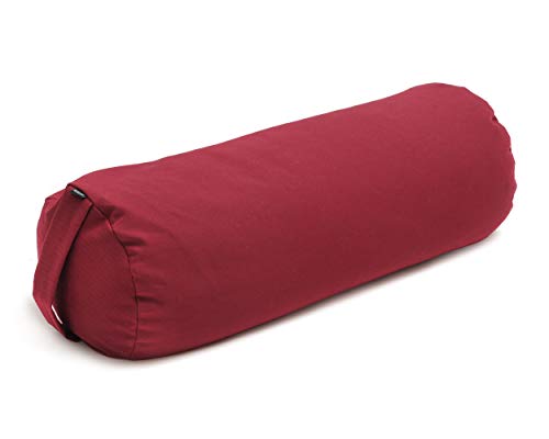 Yogistar Yoga-Bolster Yin - Standard - Rund Bordeaux Yogistar Yoga-Bolster Yin - Standard - Rund Bordeaux von Yogistar