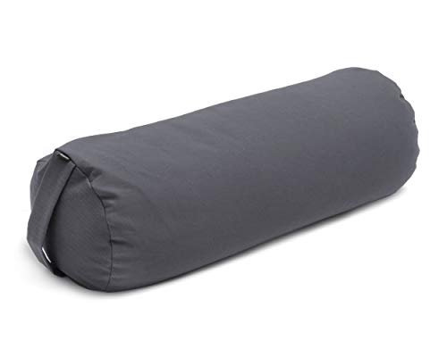 Yoga-Bolster Yin - Standard - Rund Graphit Yogistar von Yogistar