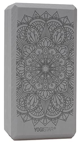 Yogablock Yogiblock® Basic - Art Collection - Lotus Mandala - Graphite Yogistar von Yogistar