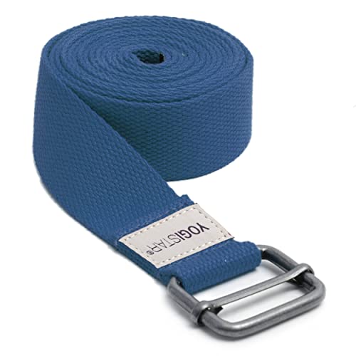 Yogistar Yogagurt - 260 cm - Metallverschluss - Navy Blue, 260.0 x 4.0 x cm Yogistar Yogagurt - 260 cm - Metallverschluss - Navy Blue, 260.0 x 4.0 x cm von Yogistar