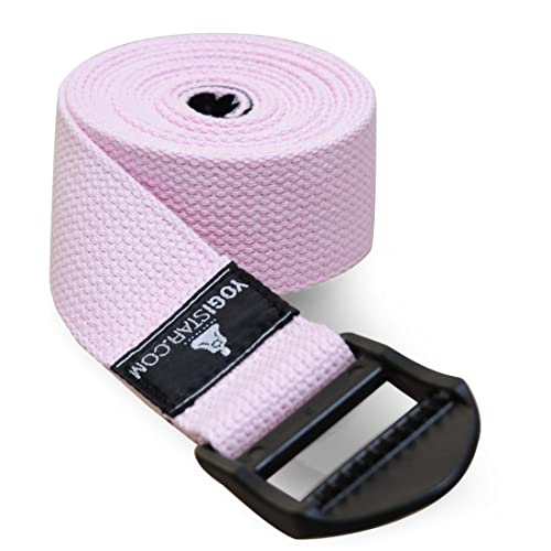 Yogistar Yogagurt - 260 cm - Plastikverschluss - Rosa von Yogistar