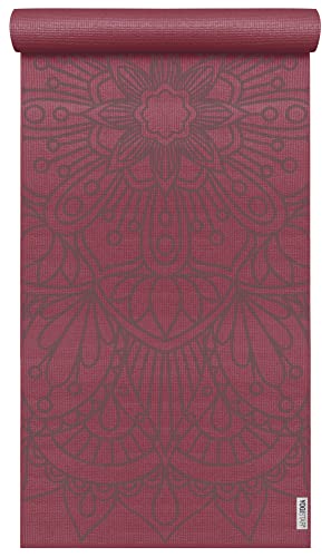 Yogistar Yogamatte Yogimat® Basic - Art Collection - Lotus Mandala Bordeaux Yogistar Yogamatte Yogimat® Basic - Art Collection - Lotus Mandala Bordeaux von Yogistar