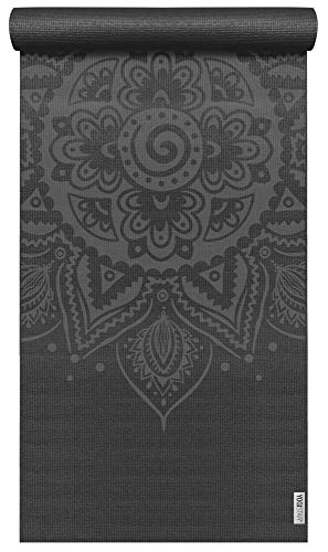 Yogamatte Yogimat® Basic - Art Collection - Spiral Mandala Schwarz Yogistar von Yogistar