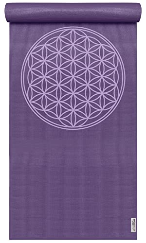 Yogamatte Yogimat® Basic - Flower Of Life Violett Yogistar von Yogistar