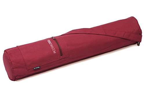 Yogistar Yogatasche Yogibag® Basic - Zip - Cotton - 65 cm Bordeaux von Yogistar