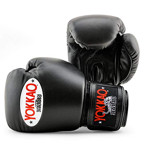 YOKKAO Matrix Breathable Muay Thai Boxing Glove… (Matrix Black, 12oz) von Yokkao