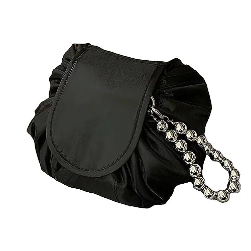 Yolistar Kosmetiktasche Reise,Makeup Bag,Make Up Tasche Organizer mit Kordelzug,Schminktasche für Lazy,One-Step Kosmetikbeutel,Tragbarer Kulturbeutel für Die Reise mit Perlenkette für Handheld Yolistar Kosmetiktasche Reise,Makeup Bag,Make Up Tasche Organizer mit Kordelzug,Schminktasche für Lazy,One-Step Kosmetikbeutel,Tragbarer Kulturbeutel für Die Reise mit Perlenkette für Handheld von Yolistar