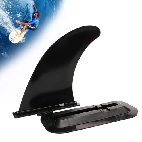 Yomotay Surfboard Center Fin mit Base, Professionelle Surfboard Finne, PVC abnehmbare Center Fin SUP Surf für Long Board, Stand Up Paddle usw - 9inch Yomotay Surfboard Center Fin mit Base, Professionelle Surfboard Finne, PVC abnehmbare Center Fin SUP Surf für Long Board, Stand Up Paddle usw - 9inch von Yomotay