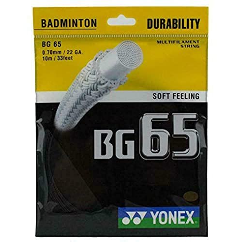 Yonex Badmintonsaite, BG65 Black Yonex Badmintonsaite, BG65 Black von YONEX