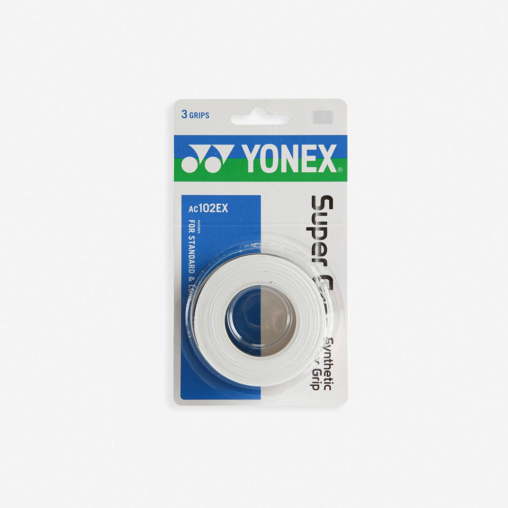 Griffband Badminton Overgrip AC102 3 Stück weiß Griffband Badminton Overgrip AC102 3 Stück weiß von Yonex