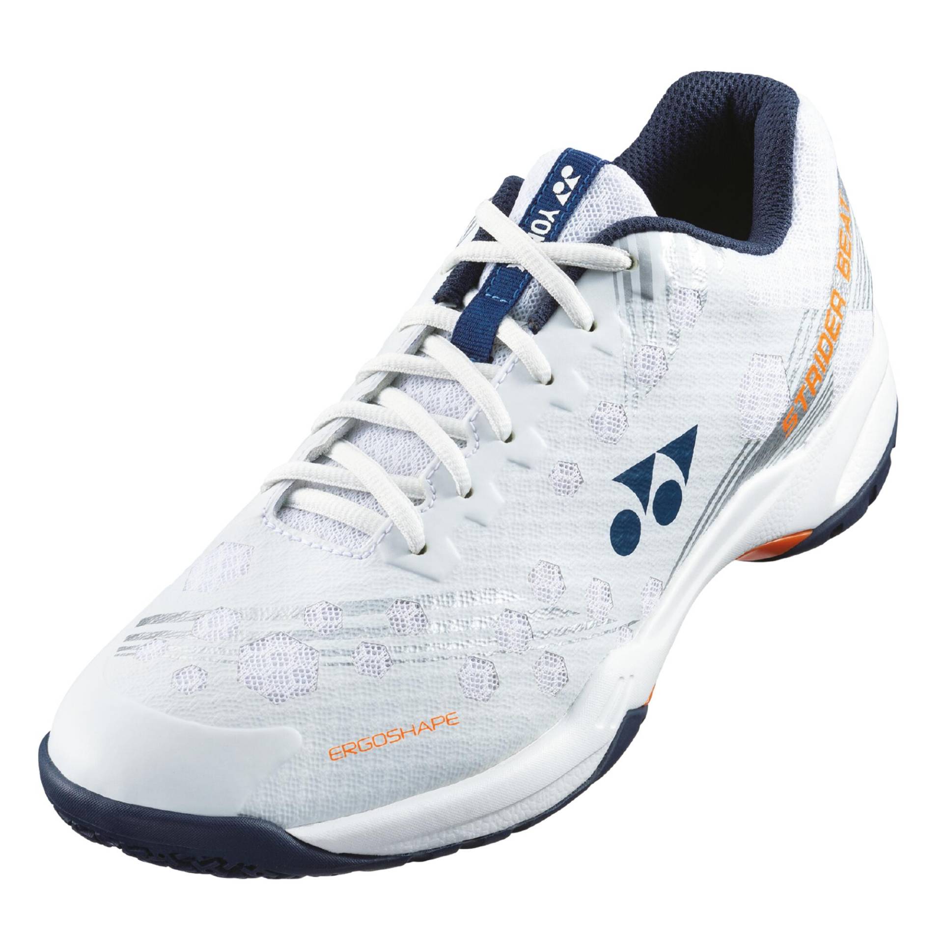 Herren Badmintonschuhe - Yonex PC Strider Beat weiss/orange von Yonex