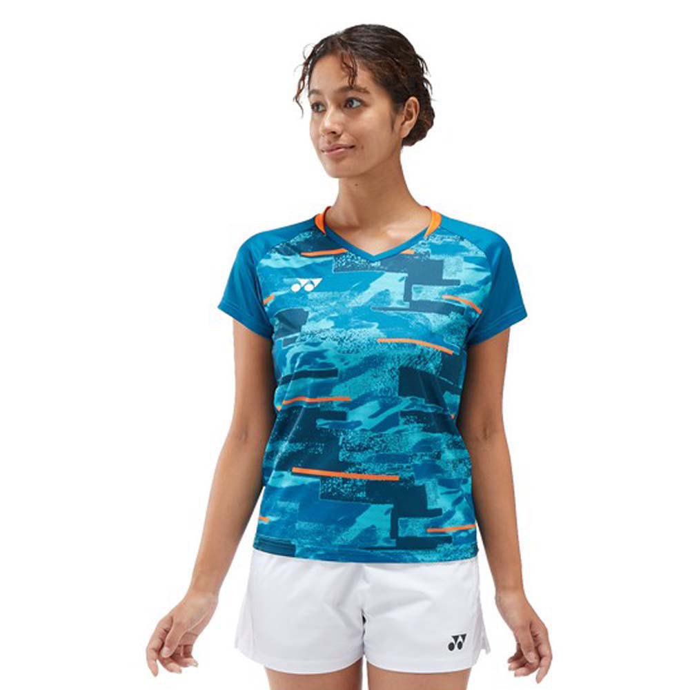 Yonex 0034ex Short Sleeve Polo Blau M Frau Yonex 0034ex Short Sleeve Polo Blau M Frau von Yonex