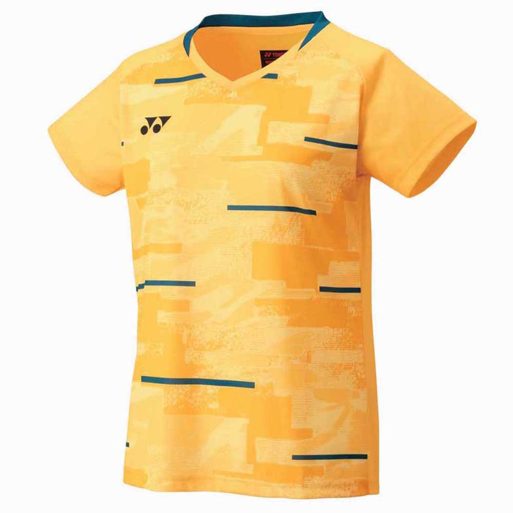 Yonex 0034ex Short Sleeve Polo Gelb M Frau von Yonex