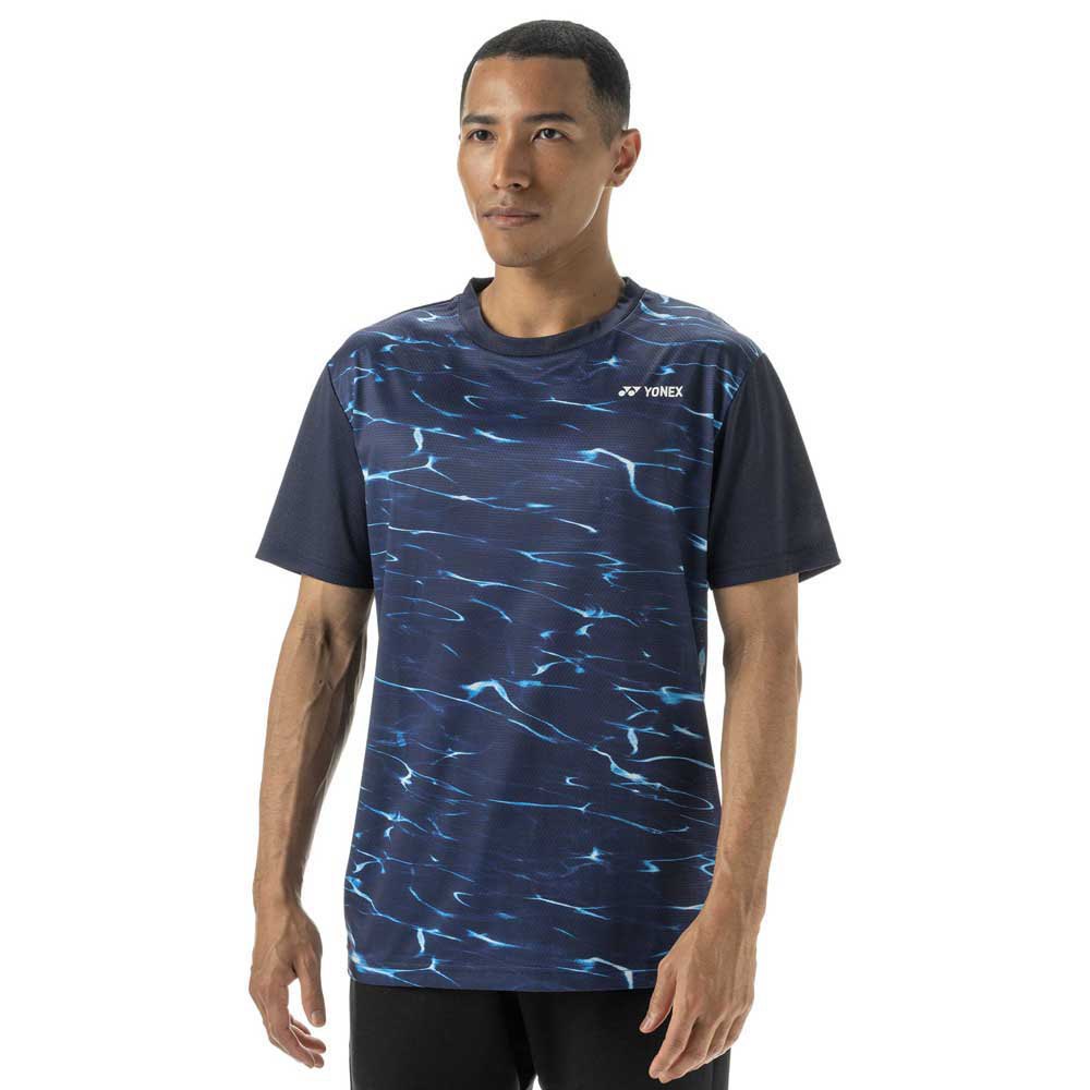 Yonex 16639ex Short Sleeve T-shirt Blau L Mann von Yonex