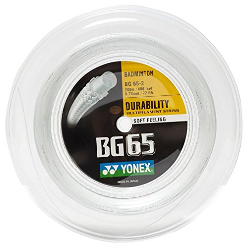 YONEX BG65 Badmintonsaitenrolle, 200 m YONEX BG65 Badmintonsaitenrolle, 200 m von YONEX