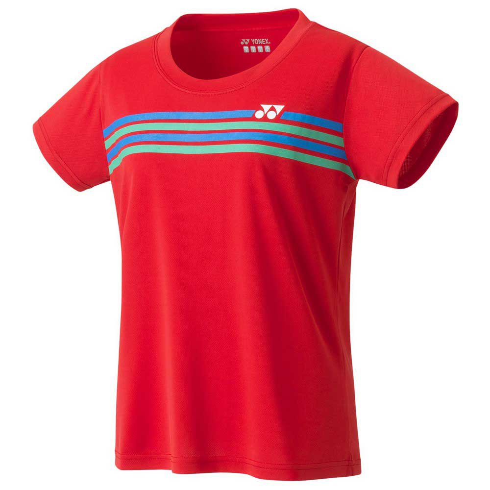 Yonex Crew Neck Short Sleeve T-shirt Rot XS Frau von Yonex
