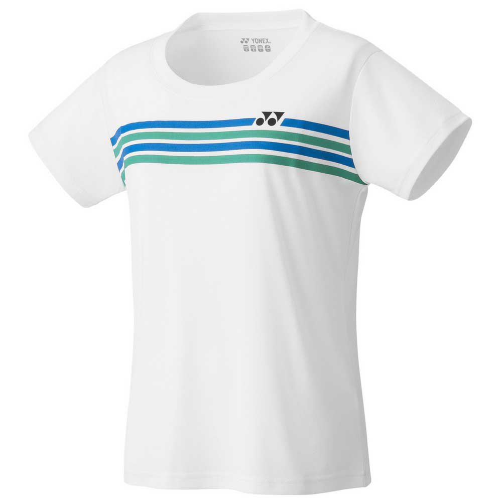 Yonex Crew Neck Short Sleeve T-shirt Weiß XL Frau von Yonex