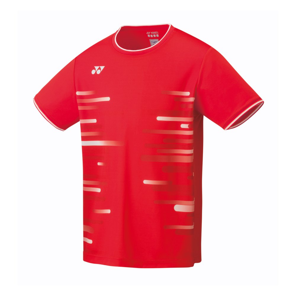 Yonex Crew Short Sleeve T-shirt Rot S Mann von Yonex