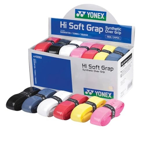 Yonex Hi-Soft Grip Assorted 24er Overgrip, Mehrfarbig, One Size Yonex Hi-Soft Grip Assorted 24er Overgrip, Mehrfarbig, One Size von YONEX