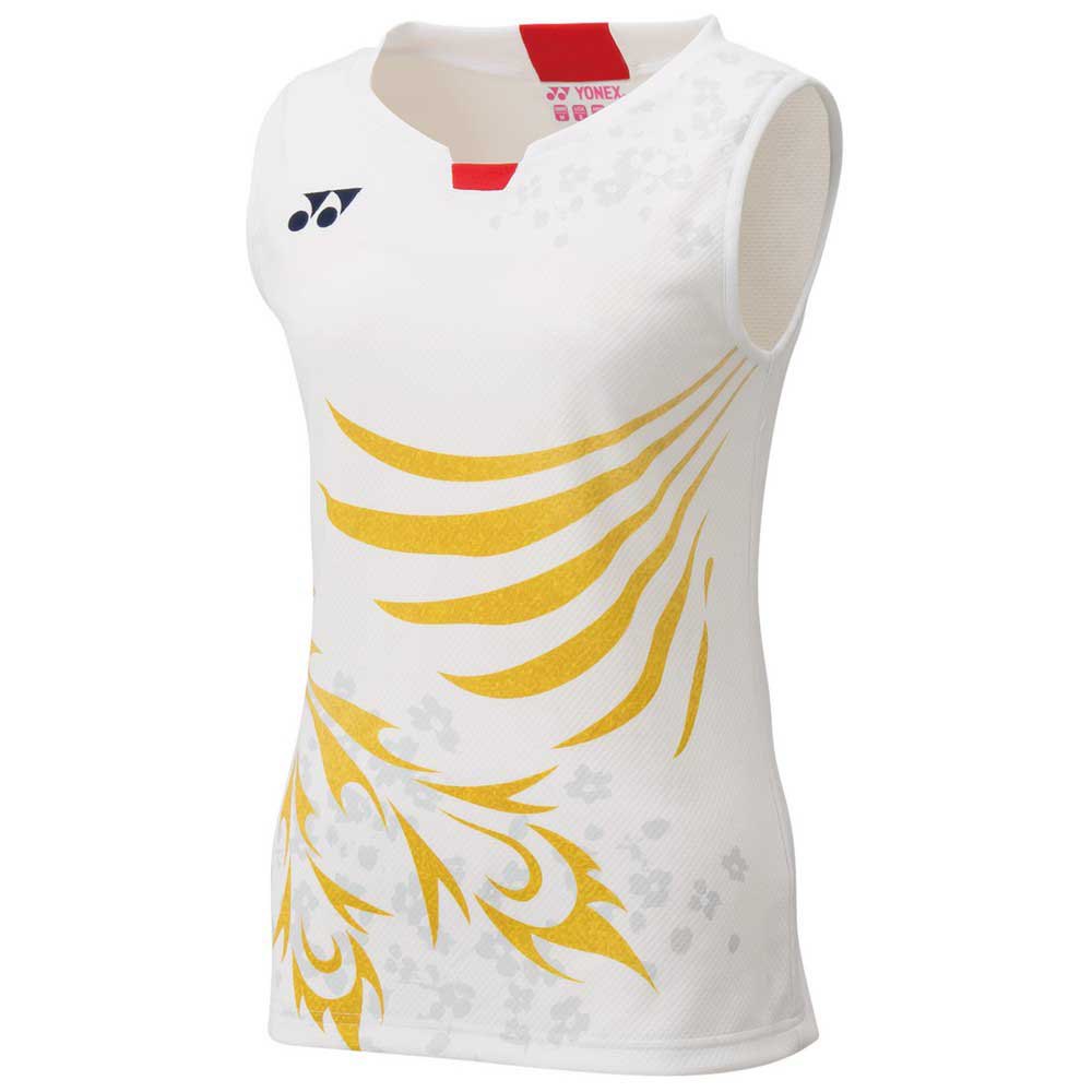 Yonex Japan Team Sleeveless T-shirt Weiß XL Frau Yonex Japan Team Sleeveless T-shirt Weiß XL Frau von Yonex