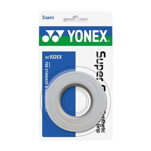 Yonex Overgrip Super absorbent Grap white 3er antibakteriell Griffbänder Tennis Squash Badminton von YONEX