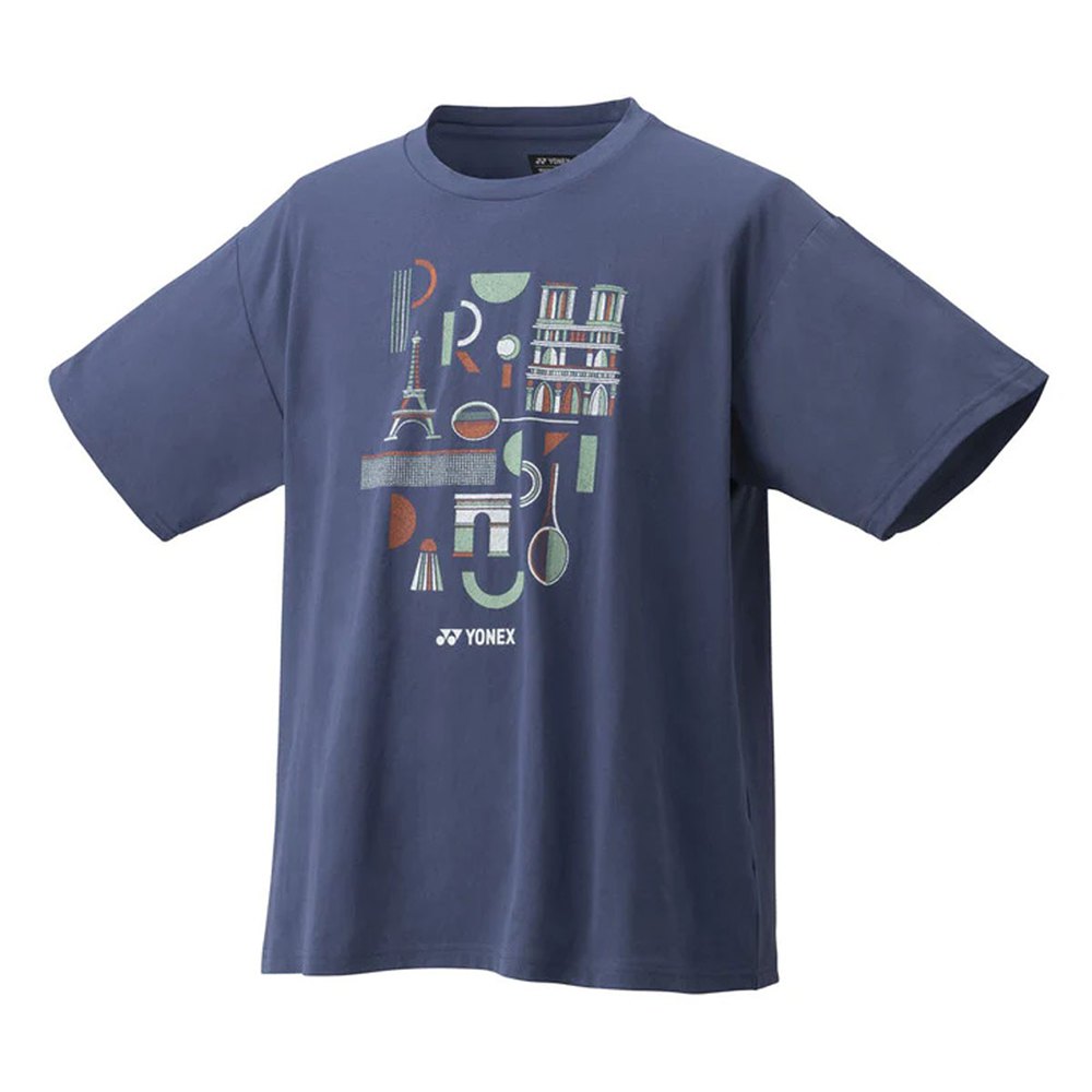 Yonex Paris 2024 Short Sleeve T-shirt Blau 120 cm Junge von Yonex