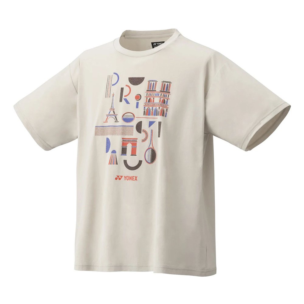 Yonex Paris 2024 Short Sleeve T-shirt Beige 140 cm Junge von Yonex