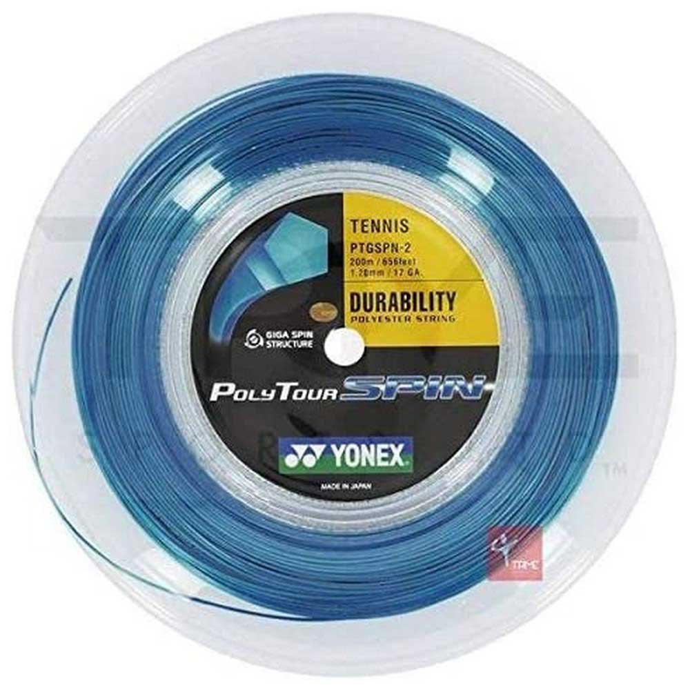 Yonex Poly Tour Spin 200 M Tennis Reel String Blau 1.20 mm Yonex Poly Tour Spin 200 M Tennis Reel String Blau 1.20 mm von Yonex