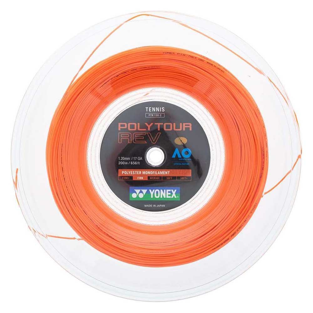 Yonex Polytour Rev 200 M Tennis Reel String Orange 1.30 mm Yonex Polytour Rev 200 M Tennis Reel String Orange 1.30 mm von Yonex