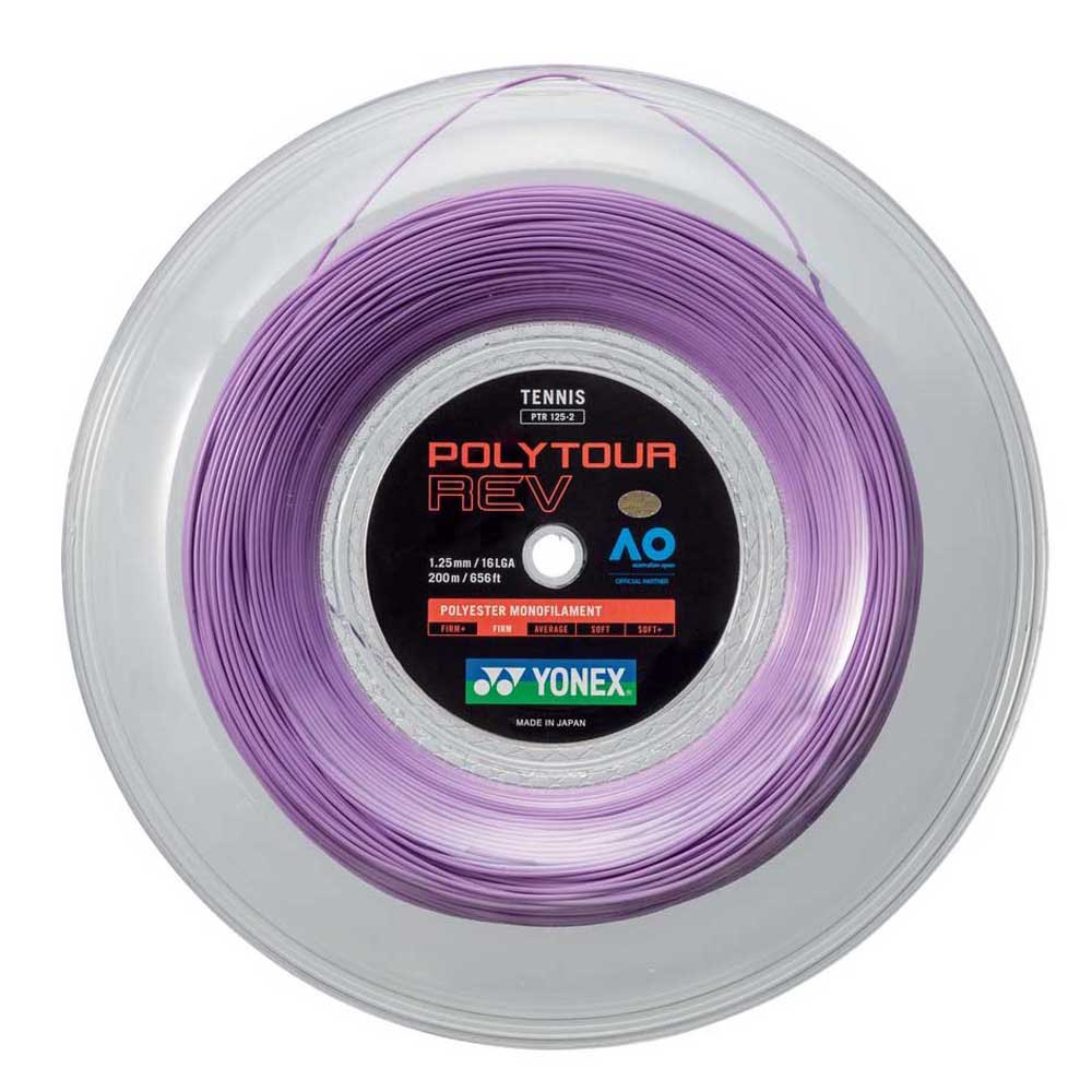 Yonex Polytour Rev 200 M Tennis Reel String Lila 1.25 mm von Yonex