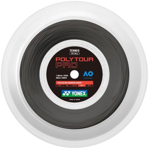 Yonex Saitenrolle Poly Tour Pro, Schwarz, 200 m, 0195220121100010 Yonex Saitenrolle Poly Tour Pro, Schwarz, 200 m, 0195220121100010 von YONEX
