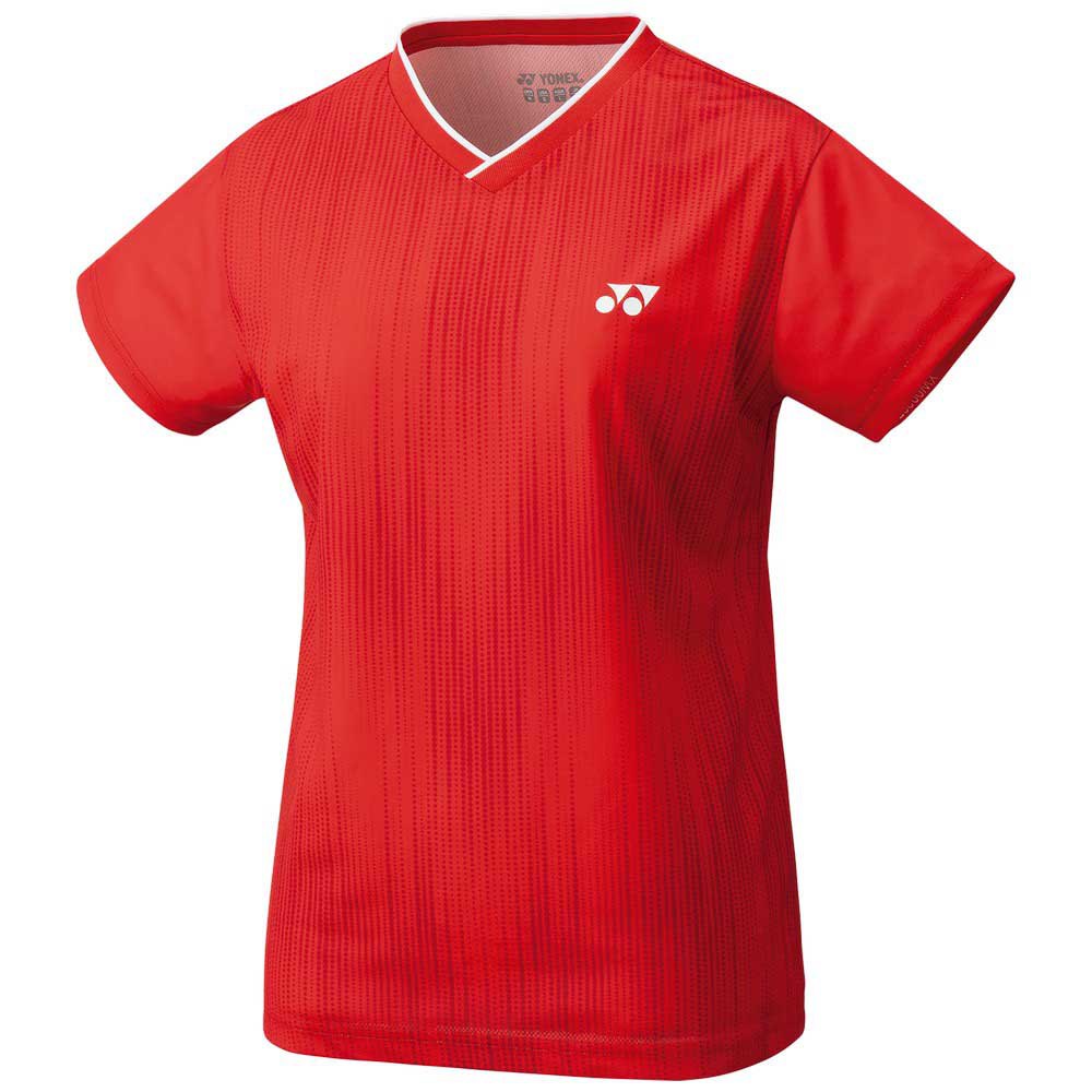 Yonex 260 Short Sleeve T-shirt Rot M Frau von Yonex