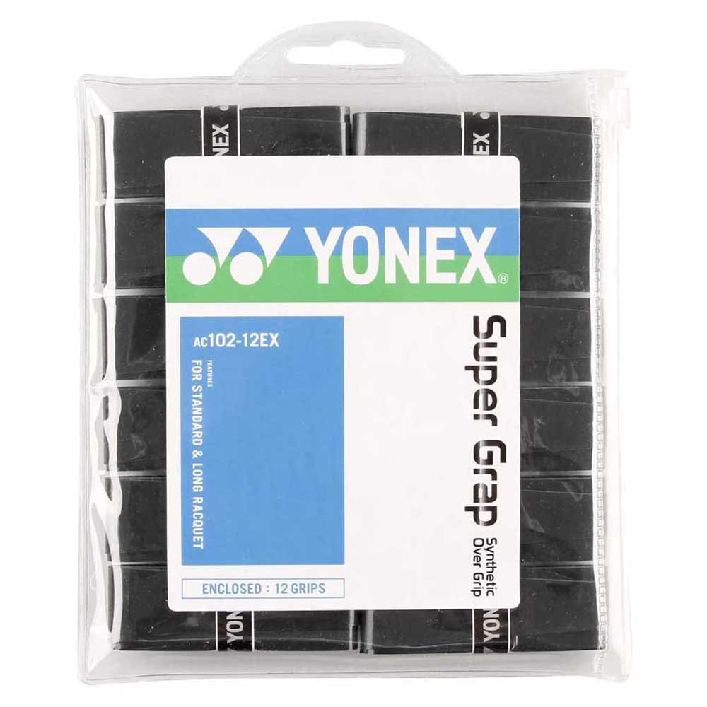 Yonex Super Grap Ac102ex Tennis Overgrip 12 Units Schwarz Yonex Super Grap Ac102ex Tennis Overgrip 12 Units Schwarz von Yonex