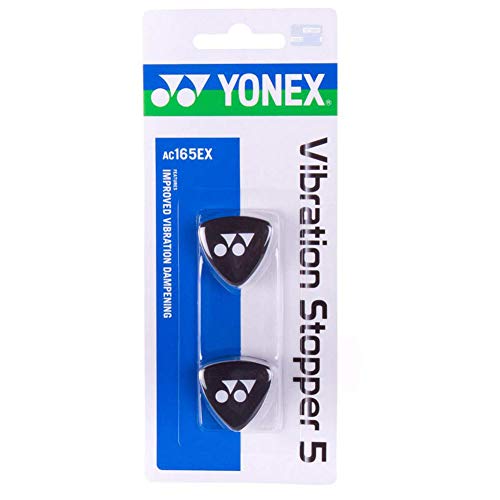 Yonex Vibrationsstopper 5, 2 Stück, Schwarz Yonex Vibrationsstopper 5, 2 Stück, Schwarz von YONEX