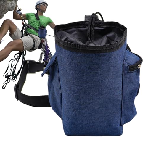 Yonuaret Chalkbeutel, Magnesiabeutel Rock Klettern Chalkbag Magnesiasack Mit Verstellbaren Gürtel, Beutel Mit Kordelzugverschluss Zum Sportklettern, Gymnastik, Gewichtheben, 18 X 10 X 10 cm Yonuaret Chalkbeutel, Magnesiabeutel Rock Klettern Chalkbag Magnesiasack Mit Verstellbaren Gürtel, Beutel Mit Kordelzugverschluss Zum Sportklettern, Gymnastik, Gewichtheben, 18 X 10 X 10 cm von Yonuaret