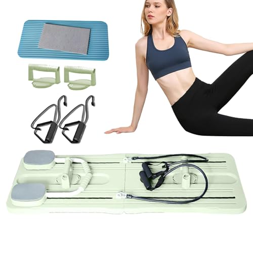 Pilates Reformer Board, Faltbare Pilates Brett Für Zuhause, Pilates Brett, Gleitbrett, Bauchmuskelmaschine Multifunktionales Fitness Board Multifunktionales Pilates Brett, Pilates Trainingsgeräte von Yonuaret