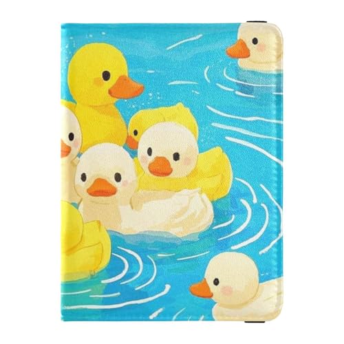 Reisepasshülle aus Leder, anpassbar, niedlich, Cartoon-Entenblau, Kartenhalter, Reisepasshülle, Kombination mit Impfkartenschlitz, wasserdicht, Niedliche Cartoon-Ente blau, 1 size Reisepasshülle aus Leder, anpassbar, niedlich, Cartoon-Entenblau, Kartenhalter, Reisepasshülle, Kombination mit Impfkartenschlitz, wasserdicht, Niedliche Cartoon-Ente blau, 1 size von Yoogain