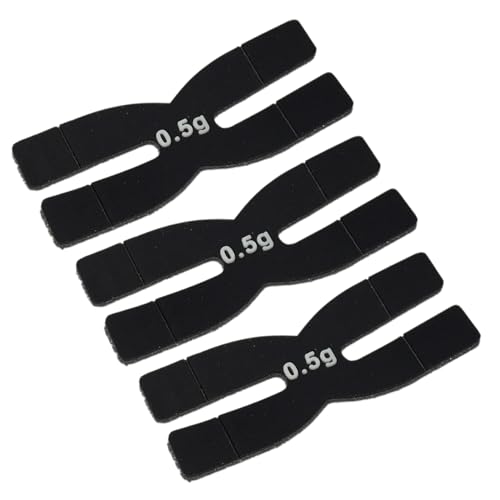 Yooghuge 3Pcs 0 Schläger Kopf Streifen Badminton Schläger Gewicht H Förmigen Tennis Schläger Gewicht Badminton Sport Zubehör von Yooghuge