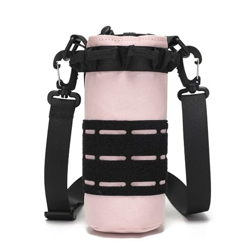 Yooghuge Tactically Wasserflaschenhalter Nylon Wasserflaschenträger Getränkehalter Outdoor Wasserflaschenbeutel Mit Kordelzug von Yooghuge