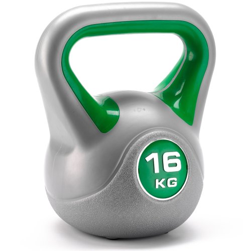 York Fitness Vinyl Kettlebell 16 kg - Home Gym Equipment Perfekt für Bodybuilding Gewichtheben Training Kettleball York Fitness Vinyl Kettlebell 16 kg - Home Gym Equipment Perfekt für Bodybuilding Gewichtheben Training Kettleball von York Fitness