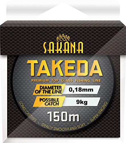 York Unisex-Adult Takeda Angelschnur, grau-transparent, 0,18mm York Unisex-Adult Takeda Angelschnur, grau-transparent, 0,18mm von York