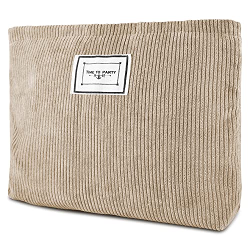 Yosemy Kulturtasche Kosmetiktasche Waschtasche Cord-Kosmetiktasche Makeup Organizer Multifunktionaler Reisen Kulturtasche für Damen Mädchen, Khaki Yosemy Kulturtasche Kosmetiktasche Waschtasche Cord-Kosmetiktasche Makeup Organizer Multifunktionaler Reisen Kulturtasche für Damen Mädchen, Khaki von Yosemy